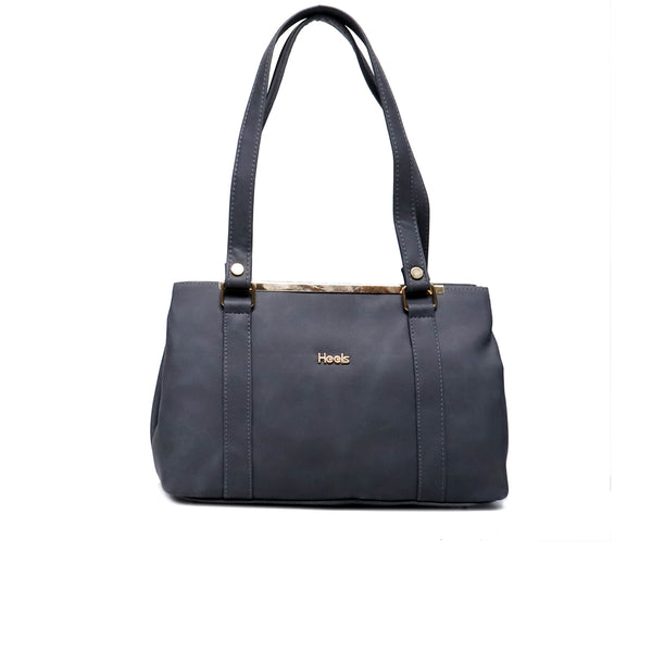 Grey Casual Hand Bag P00P01178